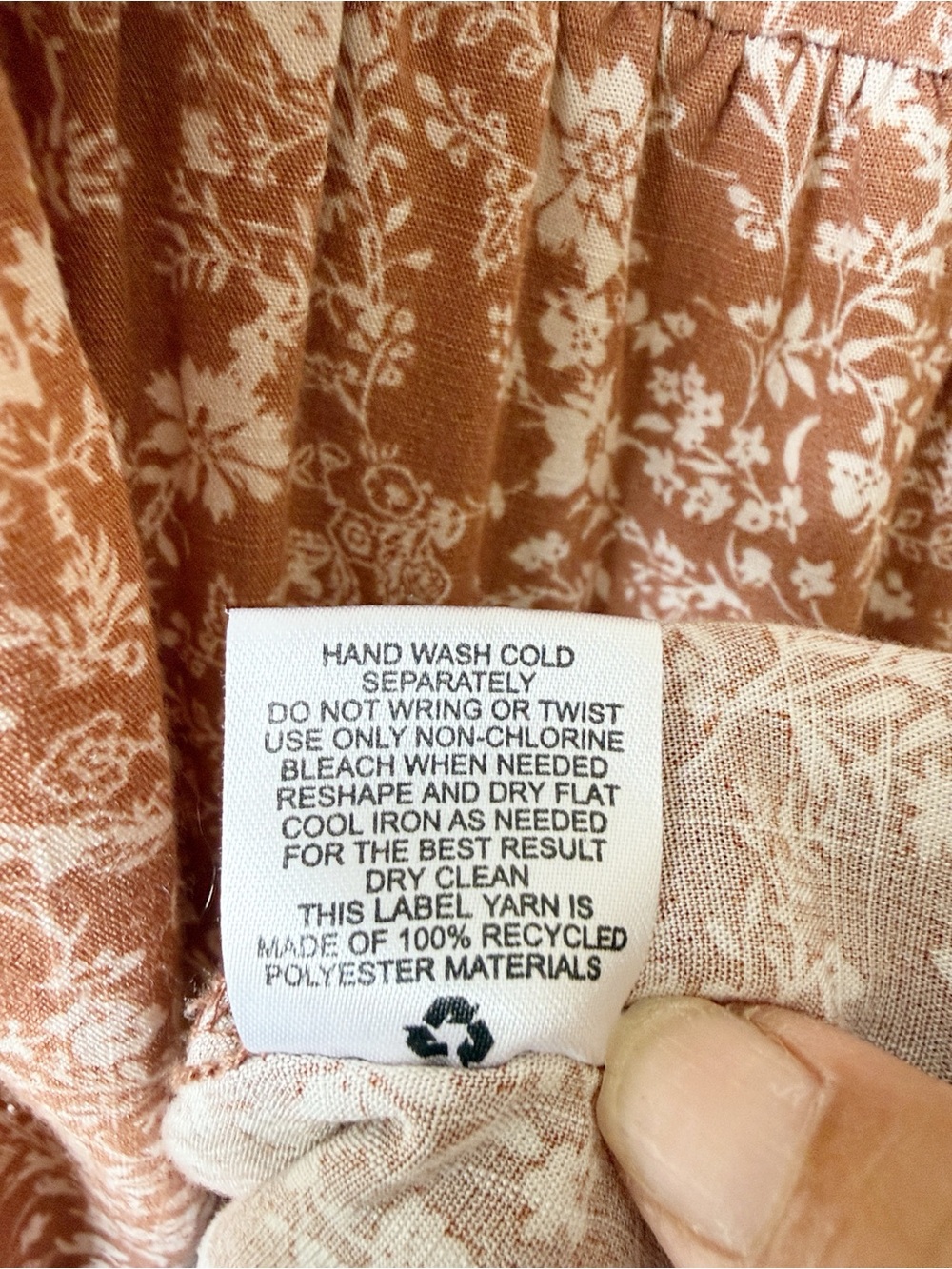 Lucky Brand Boho Floral Tiered Button Front Mini Dress Rayon - Picture 13 of 13